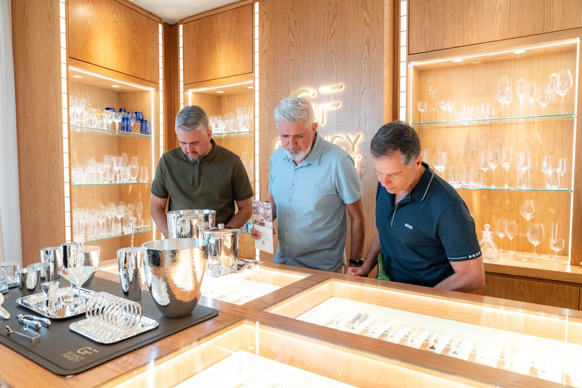 Guests Exploring the Designed by GF Collection 