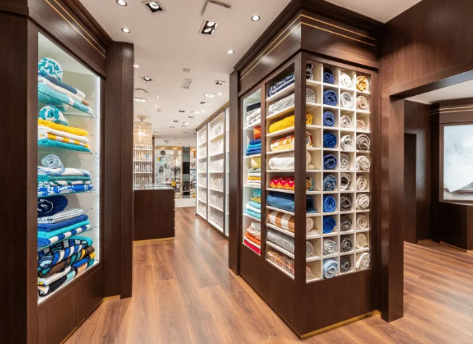 Luxury interior and exterior towels
