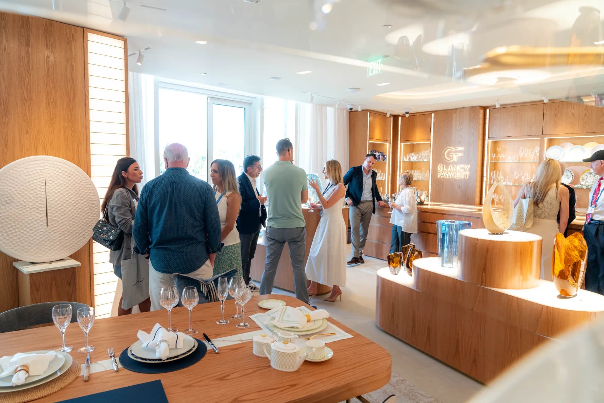 Designed by GF Products Showcased in the Glancy Fawcett Fort Lauderdale Showroom