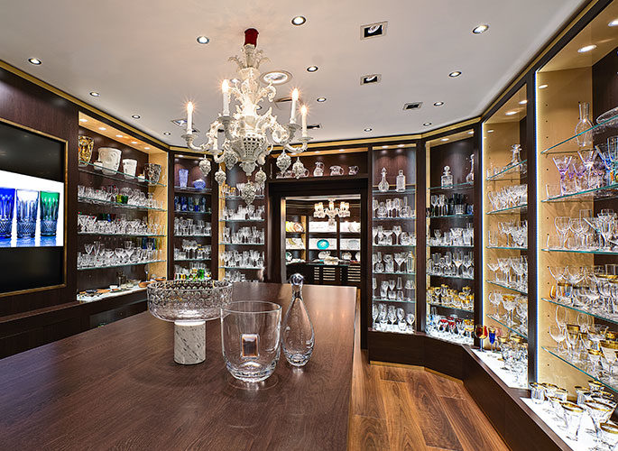 Glancy Fawcett Crystal Showroom