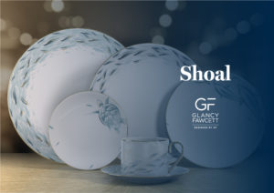 Introducing Shoal coordinated bed and tableware from Glancy Fawcett