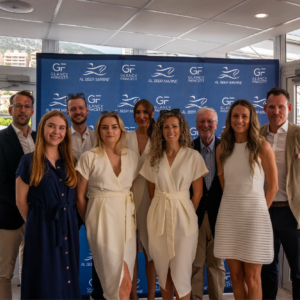 The Glancy Fawcett team attend the Monte Carlo Yacht Show 2023