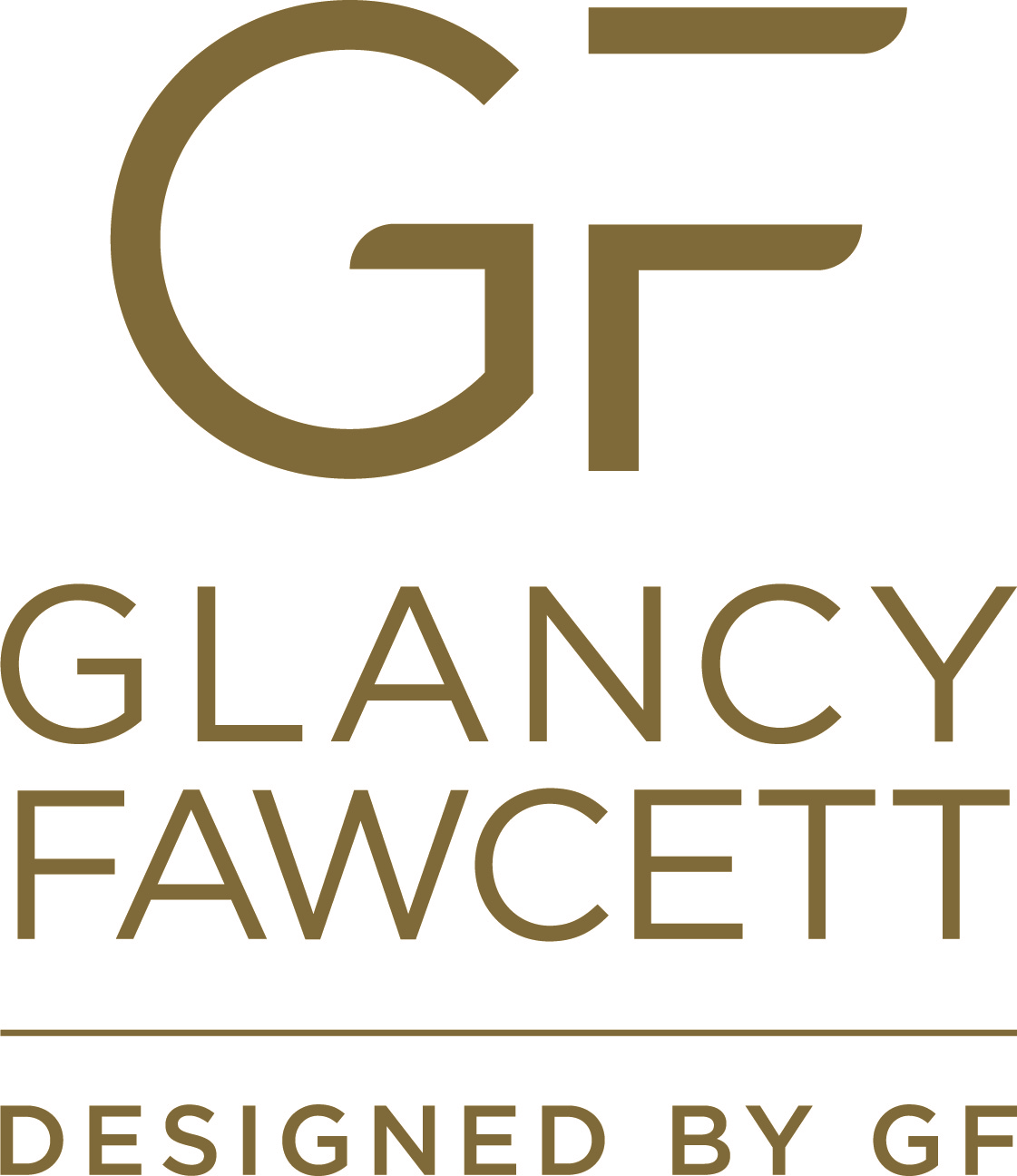 Glancy Fawcett Logo - Luxury Yacht, Residence, Palace and Private Jet Outfitters